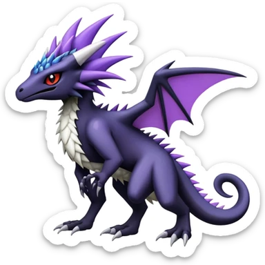 Salandit-Absol-Noibat-Noivern-Hybrid (Full body) sticker