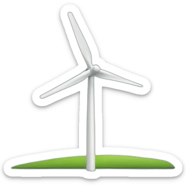 windturbine sticker