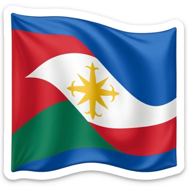 Crie um emoji da bandeira do estado do Paraná que fica no Pais Brasil sticker