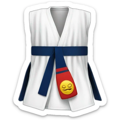 Taekwondo belt sticker