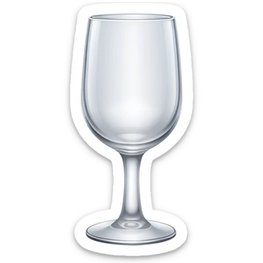 Empty goblet sticker