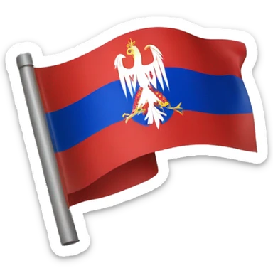 Flag of republic srpska sticker
