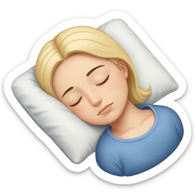 Saying goodnight  sticker