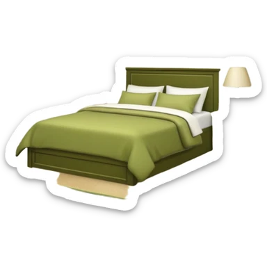 olive green bedroom plants with frames sticker