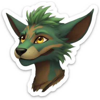 Anthro Vernid by LiLaiRa sticker