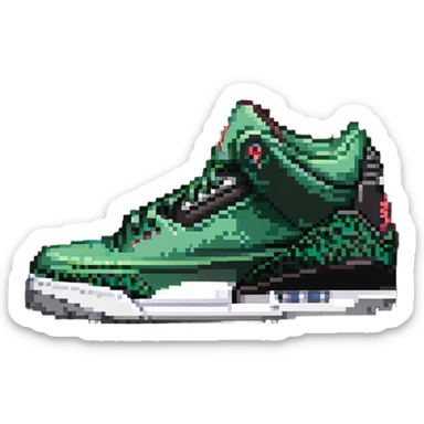 Air Jordan 3 Pine Green sneaker sticker