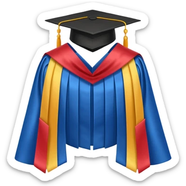 graduate sash sticker