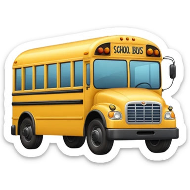 bus escolar sticker