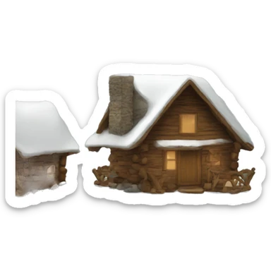 Cozy cabin sticker