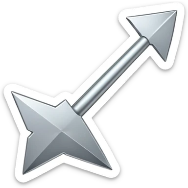 flecha apuntando hacia arriba sticker