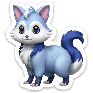 Shiny Furret-Absol-Noibat-Hybrid (Full body) sticker