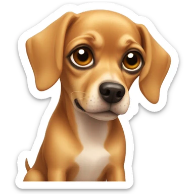 Chihuahua and bloodhound sticker
