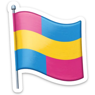 Pansexual small flag emoji sticker