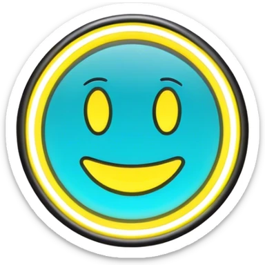 Neon signboard sticker