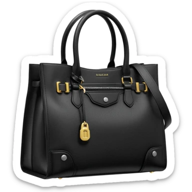 city tote bag from Balenciaga black sticker