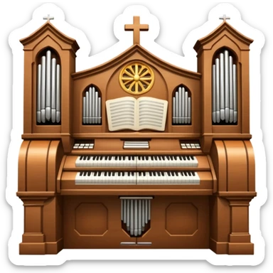 A church Organ sticker