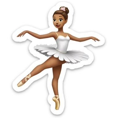 Bailarina hip ĥop sticker