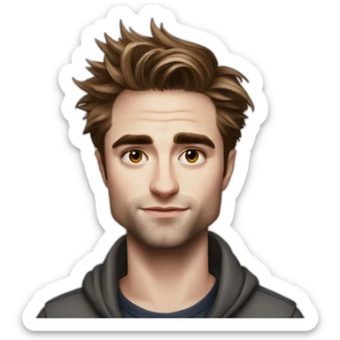 robert pattinson, twilight sticker