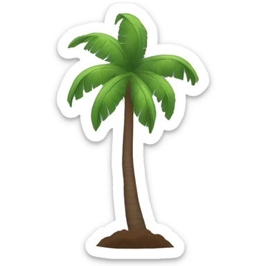 Kamala harris coconut tree sticker