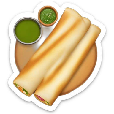 dosa south indian dish sticker