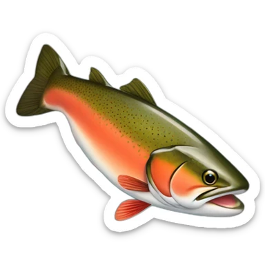 trout-salmon sticker