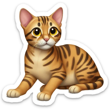 Bengal cat sticker