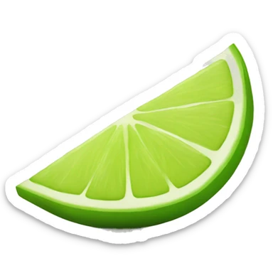 lime wedge sticker