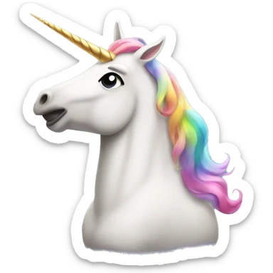 Unicorn mind blown sticker