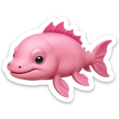 cute axolotl sticker