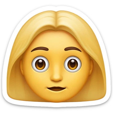 Criar um emoji com paralisia facial do lado direito sticker