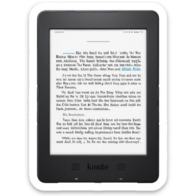 BACL KINDLE WITH A PAGE WHERE IT SAYS HUB 22 AMERICA sticker