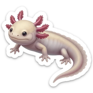 Axolotl sticker