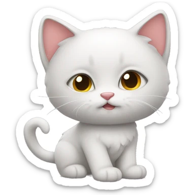 Kitty sticker