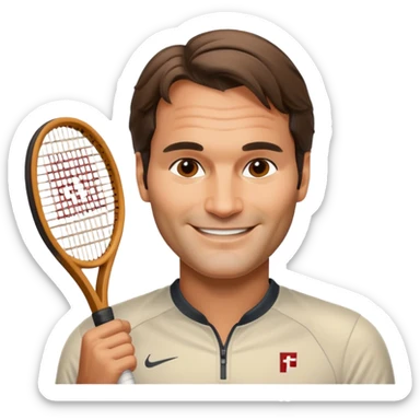 Roger Federer  sticker