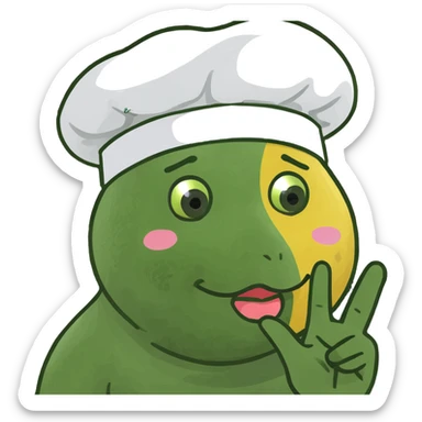Yellow emoji kissing all fingertips – like an Italian chef: “Perfect!” sticker