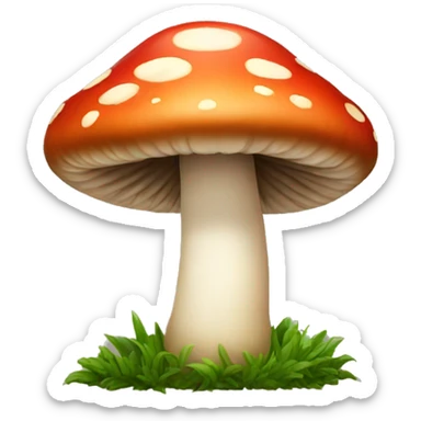 mushroom sticker