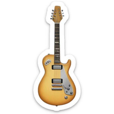 guitare électrique sticker