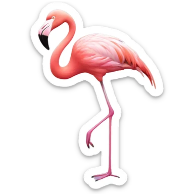  flamingo sticker