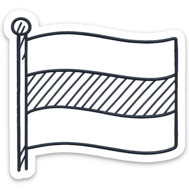 Russian flag sticker