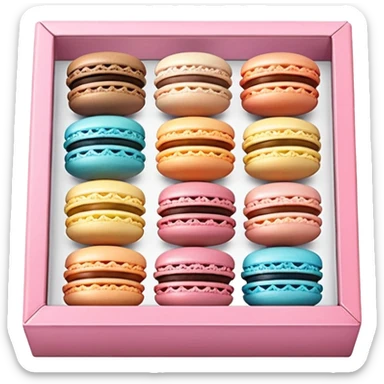 a box of macaron



















 sticker