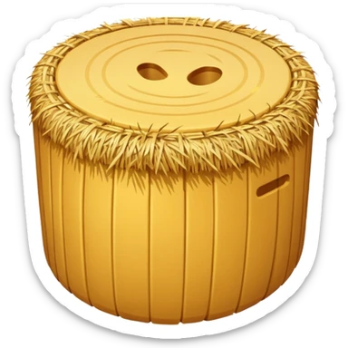 Hay bail sticker