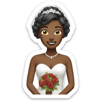 Bride sticker
