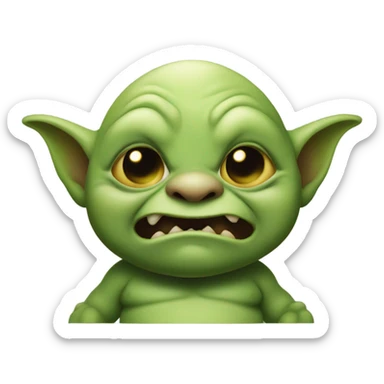Tummy goblin sticker