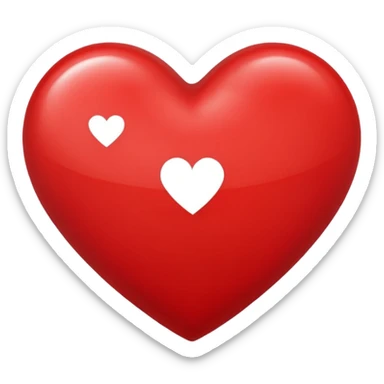 Heart with "L" inside sticker