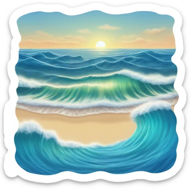 Ocean sticker