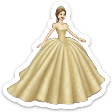 queen letizia spanish dancing all body sticker