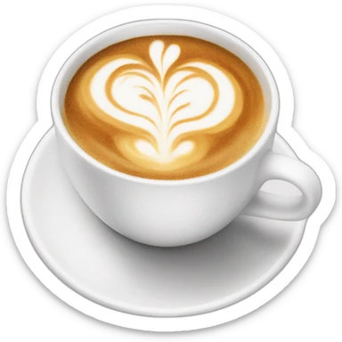 Dior cappuccino cup sticker