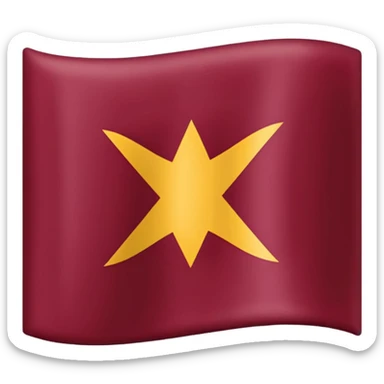 Bandera color vino entero sticker