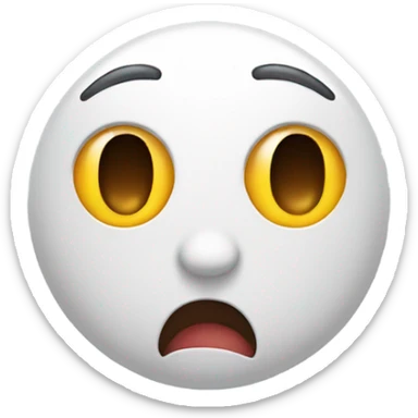 Eye twitching and a half smile emoji  sticker