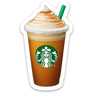 The best Starbucks pumpkin spice latte  sticker